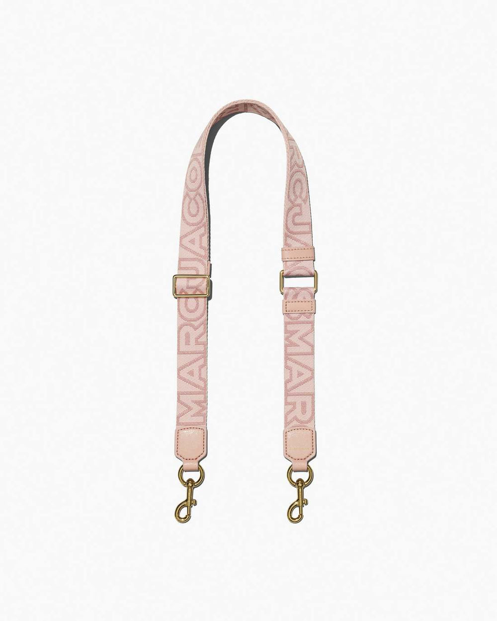 The Thin Outline Logo Webbing Strap Rose Multi - Marc Jacobs