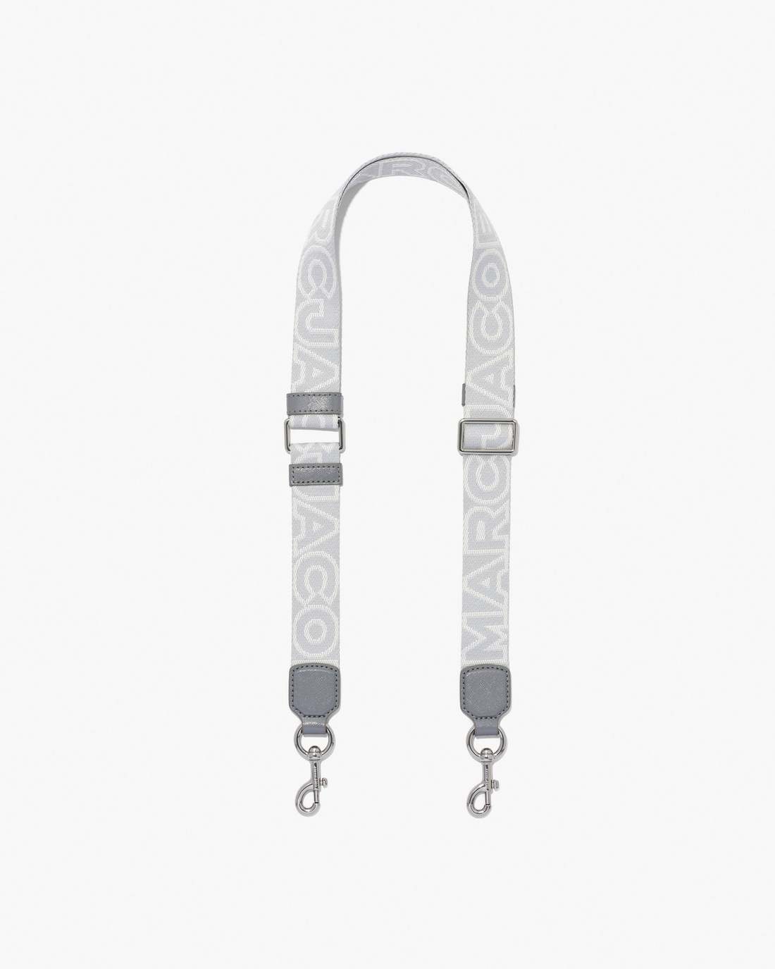 The Thin Outline Logo Webbing Strap Wolf Grey Multi - Marc Jacobs