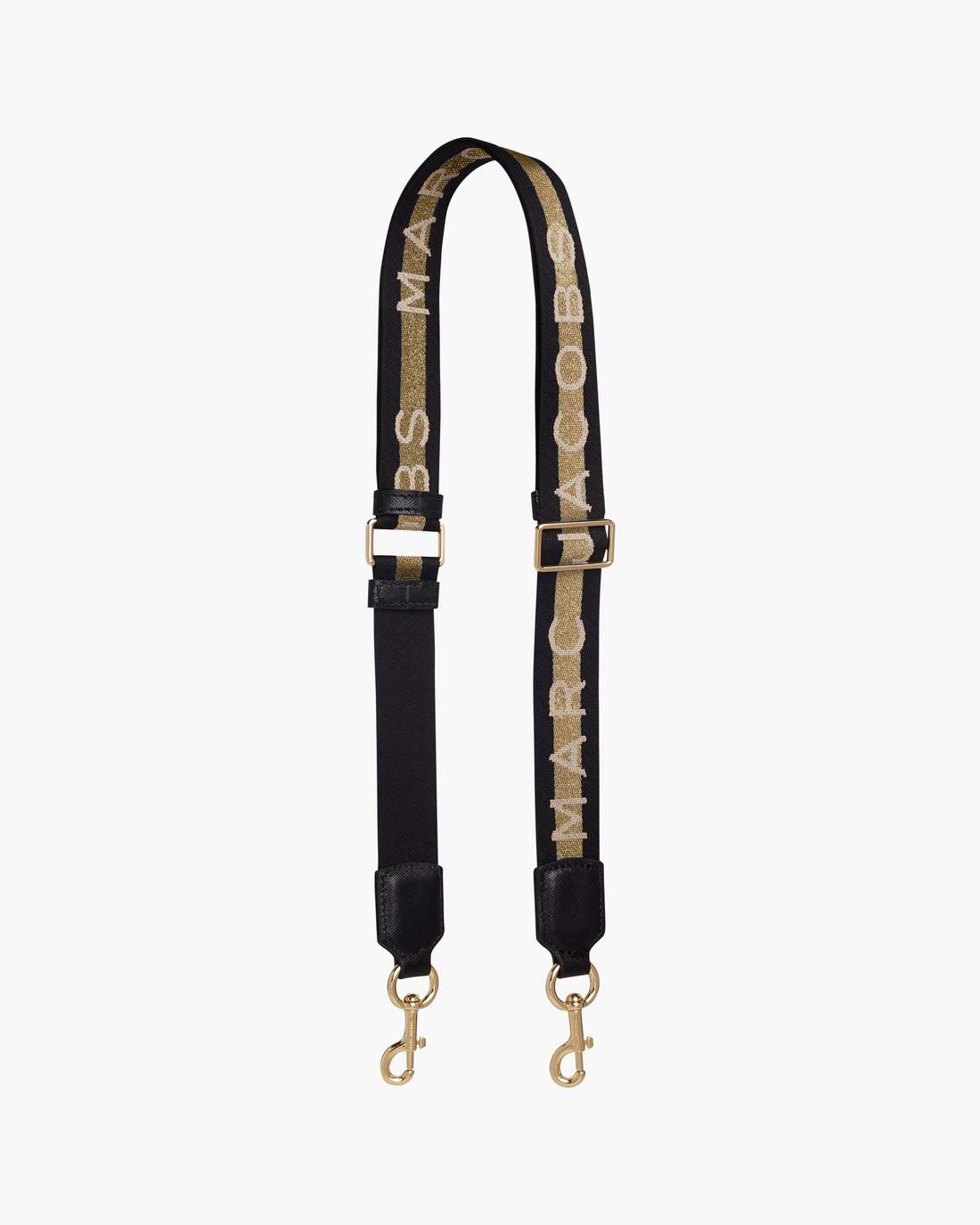 The Logo Webbing Strap Slim Gold Multi - Marc Jacobs