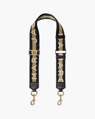 The Logo Webbing Strap Gold Multi - Marc Jacobs