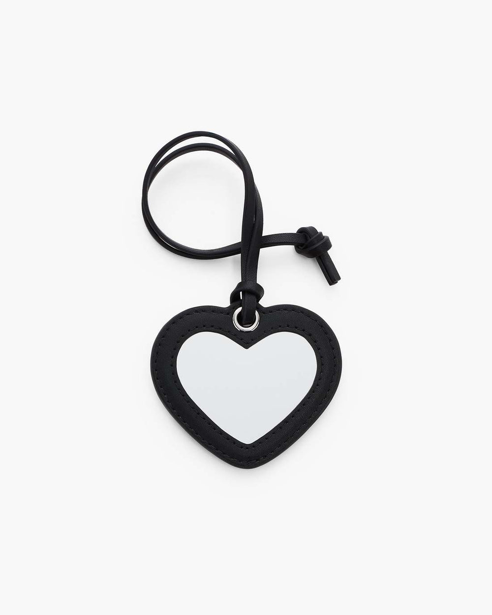 The Heart Mirror Bag Charm Black - Marc Jacobs