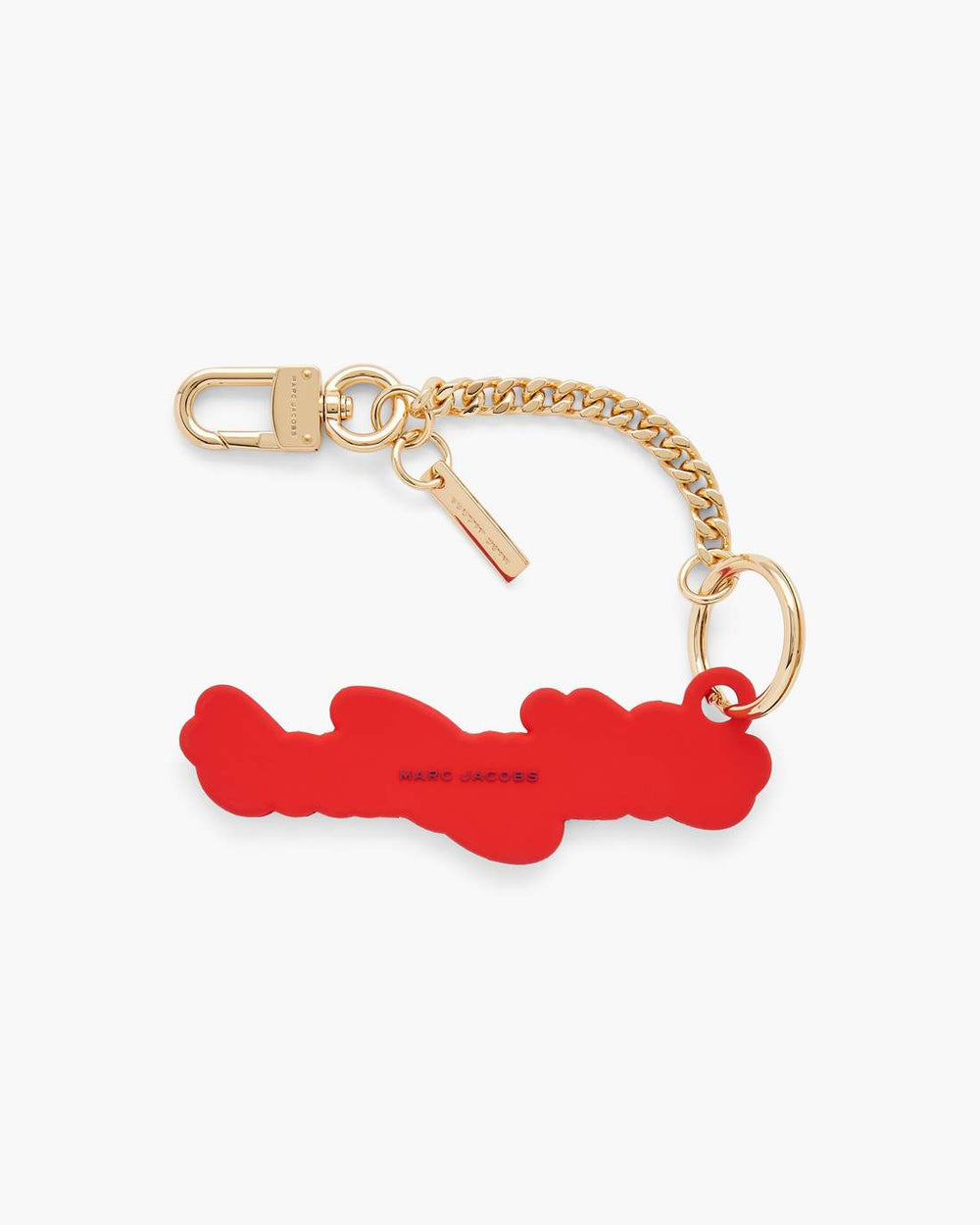 The Cursive Logo Bag Charm Bow Pink Multi - Marc Jacobs