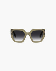 The J Marc Square Sunglasses Olive - Marc Jacobs
