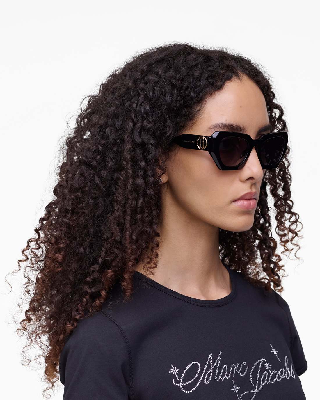 The J Marc Cat Eye Sunglasses Black - Marc Jacobs