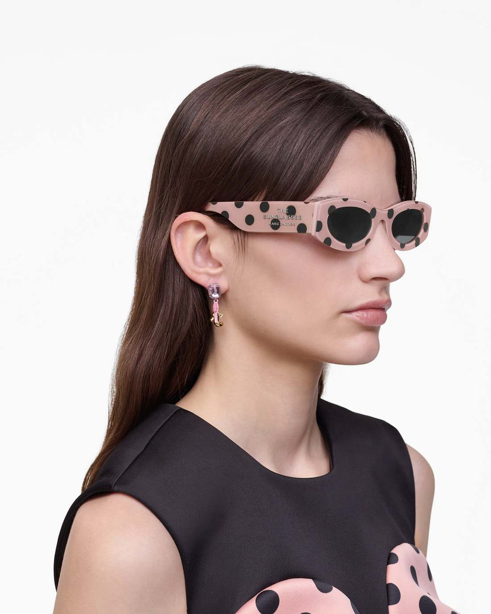 The Oval Sunglasses Peach Multi - Marc Jacobs