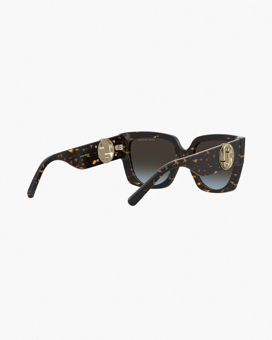 The J Marc Square Cutout Sunglasses Havana - Marc Jacobs