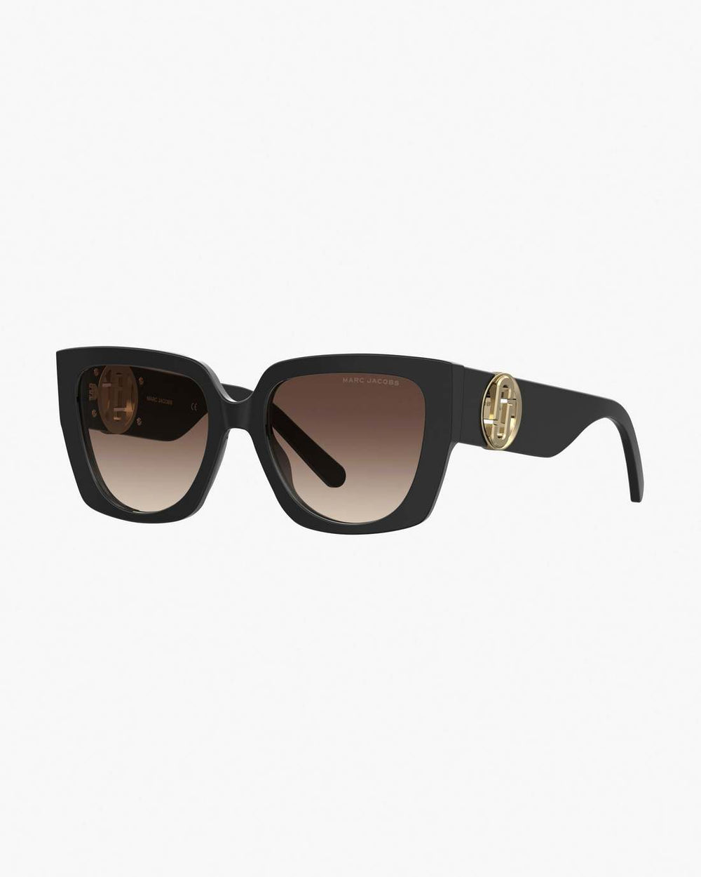The J Marc Square Cutout Sunglasses Black - Marc Jacobs