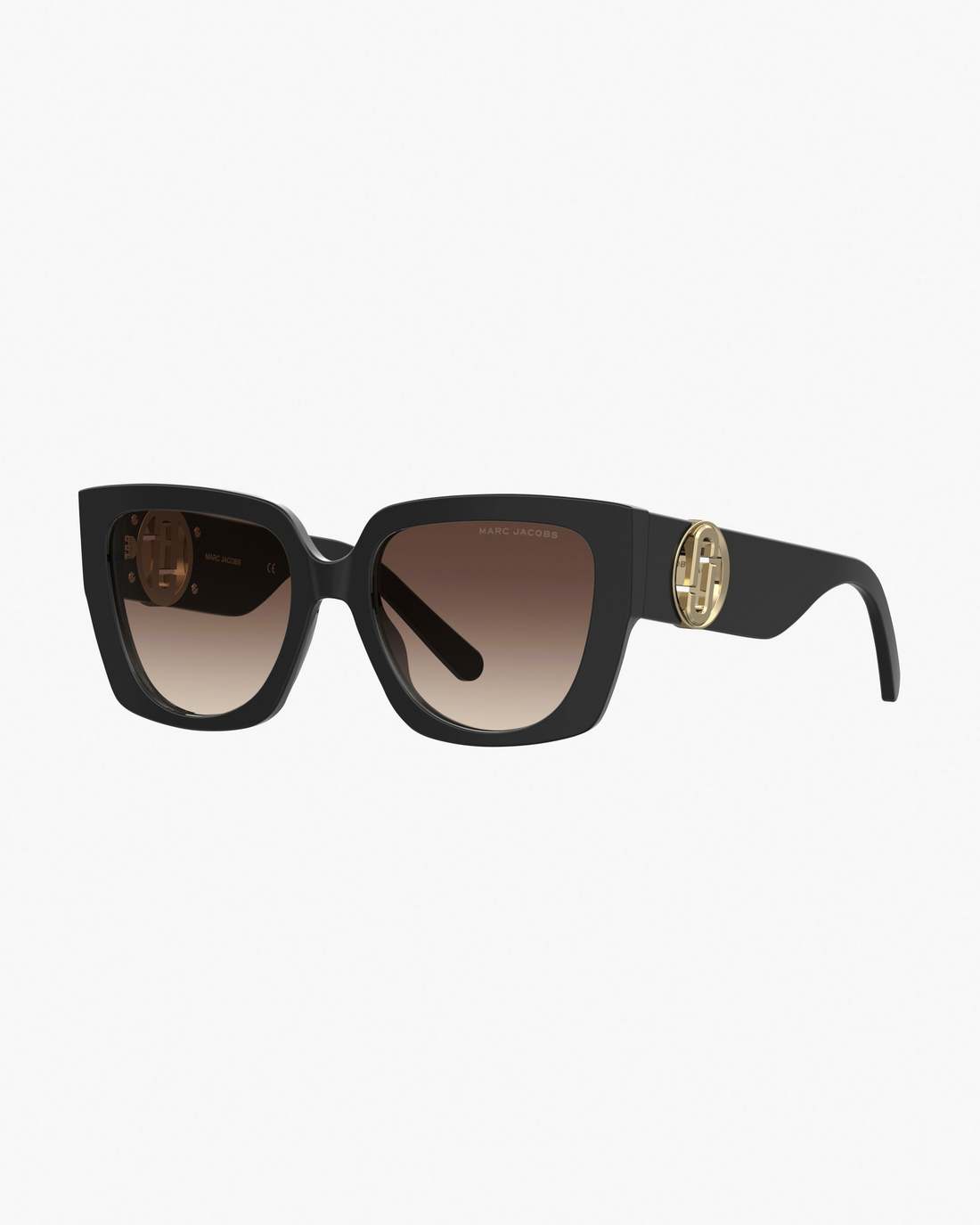 The J Marc Square Cutout Sunglasses Black - Marc Jacobs