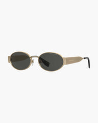 The Classic Logo Round Sunglasses Black/Gold - Marc Jacobs