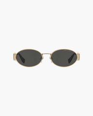 The Classic Logo Round Sunglasses Black/Gold - Marc Jacobs