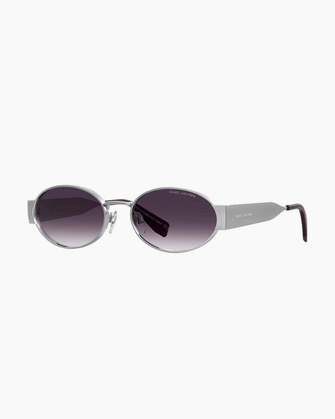 The Classic Logo Round Sunglasses Silver - Marc Jacobs