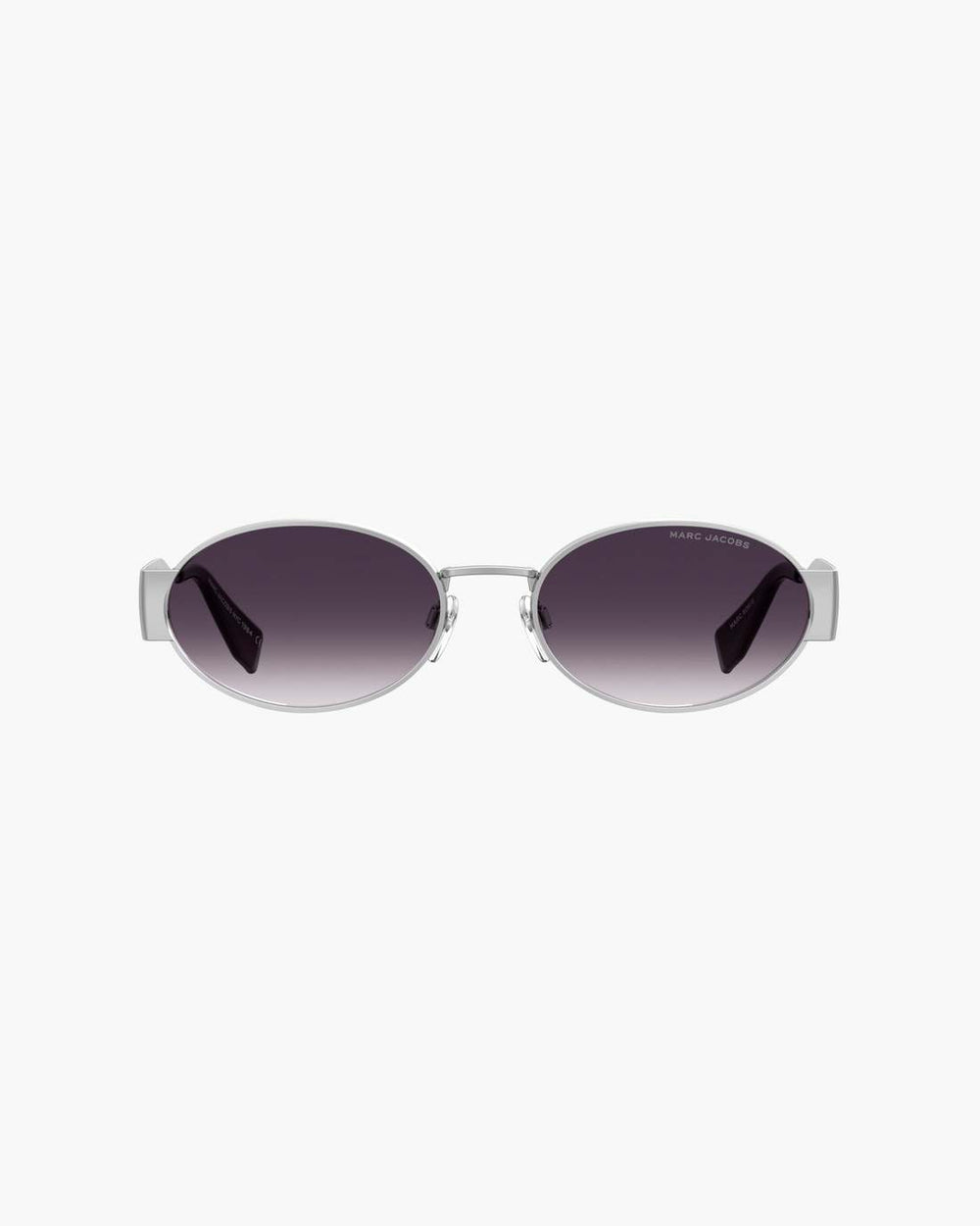 The Classic Logo Round Sunglasses Silver - Marc Jacobs