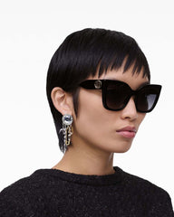 The J Marc Square Sunglasses Black - Marc Jacobs