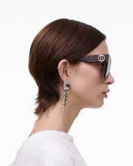 The J Marc Square Sunglasses Havana - Marc Jacobs