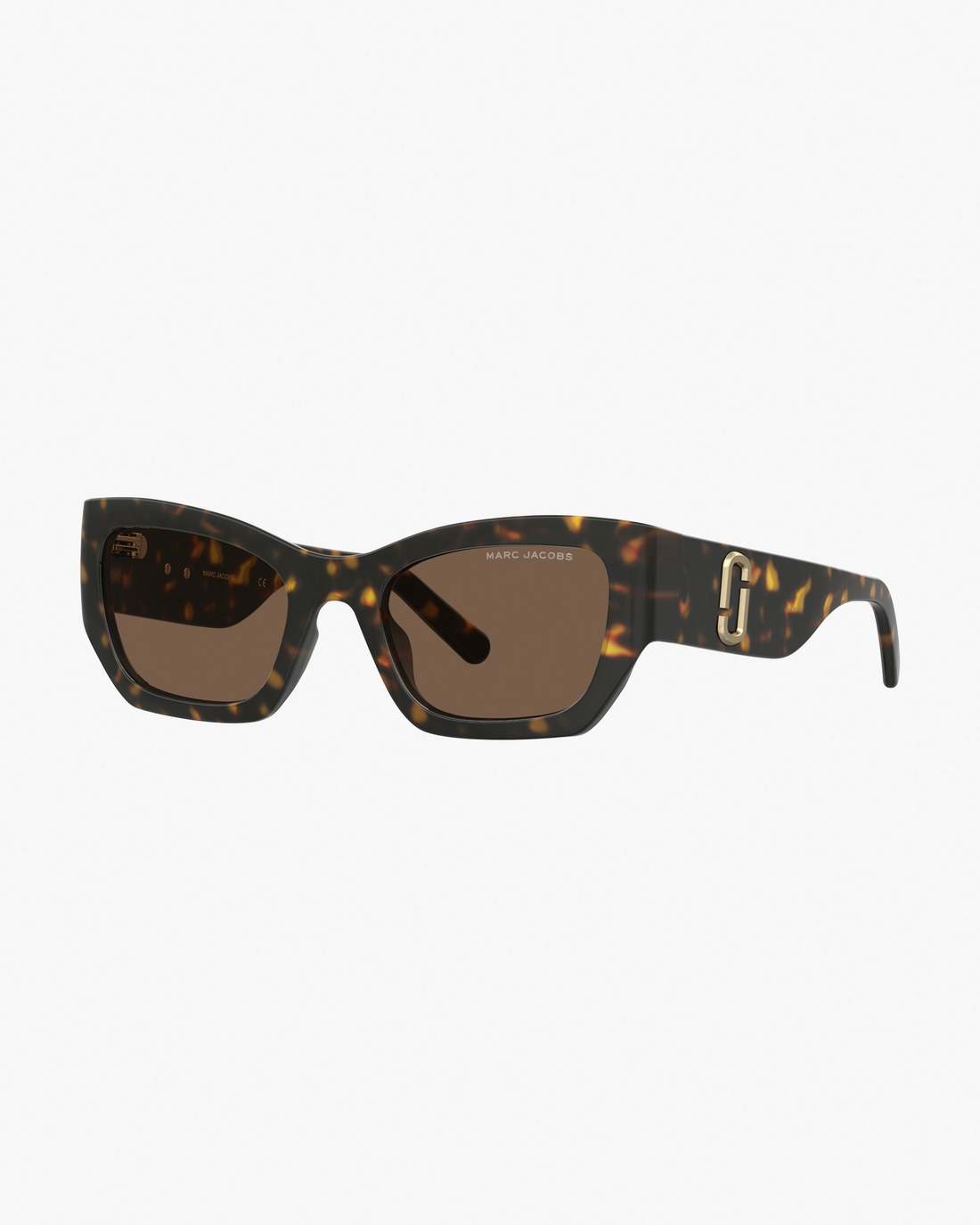The J Marc Square Cat Eye Sunglasses Havana - Marc Jacobs