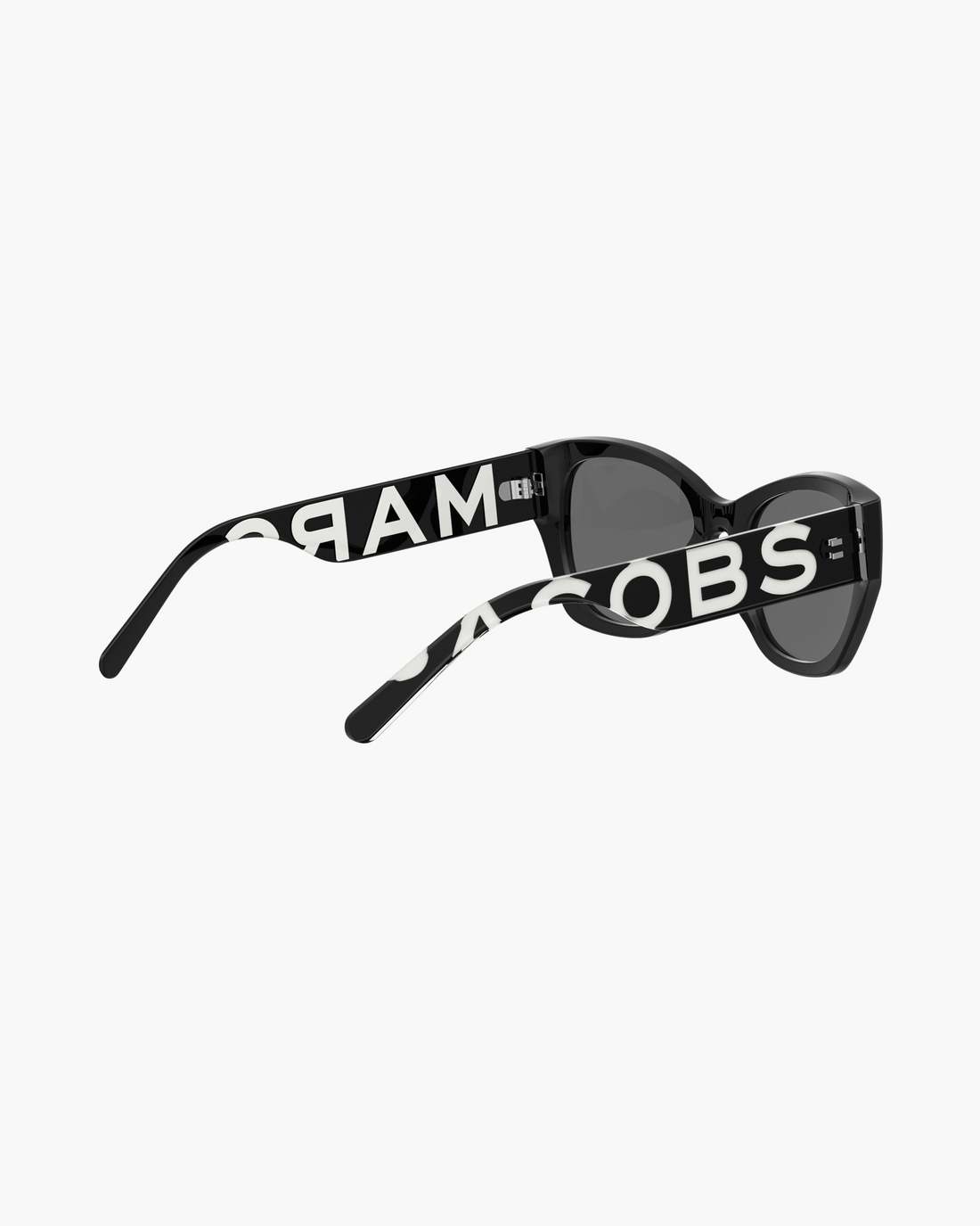 The Bold Logo Square Cat Eye Sunglasses Black/White - Marc Jacobs