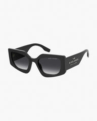 The Square Cat Eye Sunglasses Black - Marc Jacobs