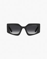 The Square Cat Eye Sunglasses Black - Marc Jacobs