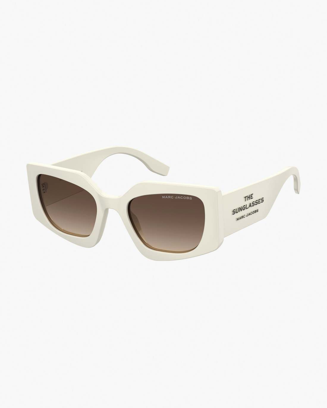 The Square Cat Eye Sunglasses Ivory - Marc Jacobs