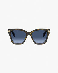 Icon Edge Oversized Square Sunglasses Havana - Marc Jacobs