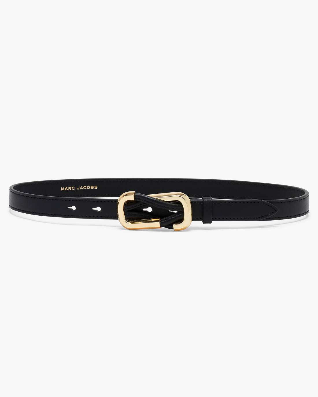 The Dual Belt Black/Gold - Marc Jacobs