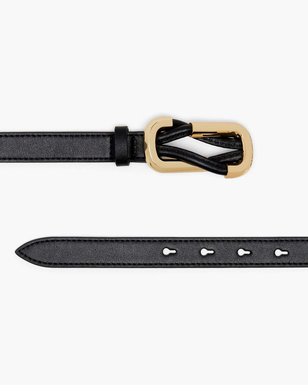 The Dual Belt Black/Gold - Marc Jacobs