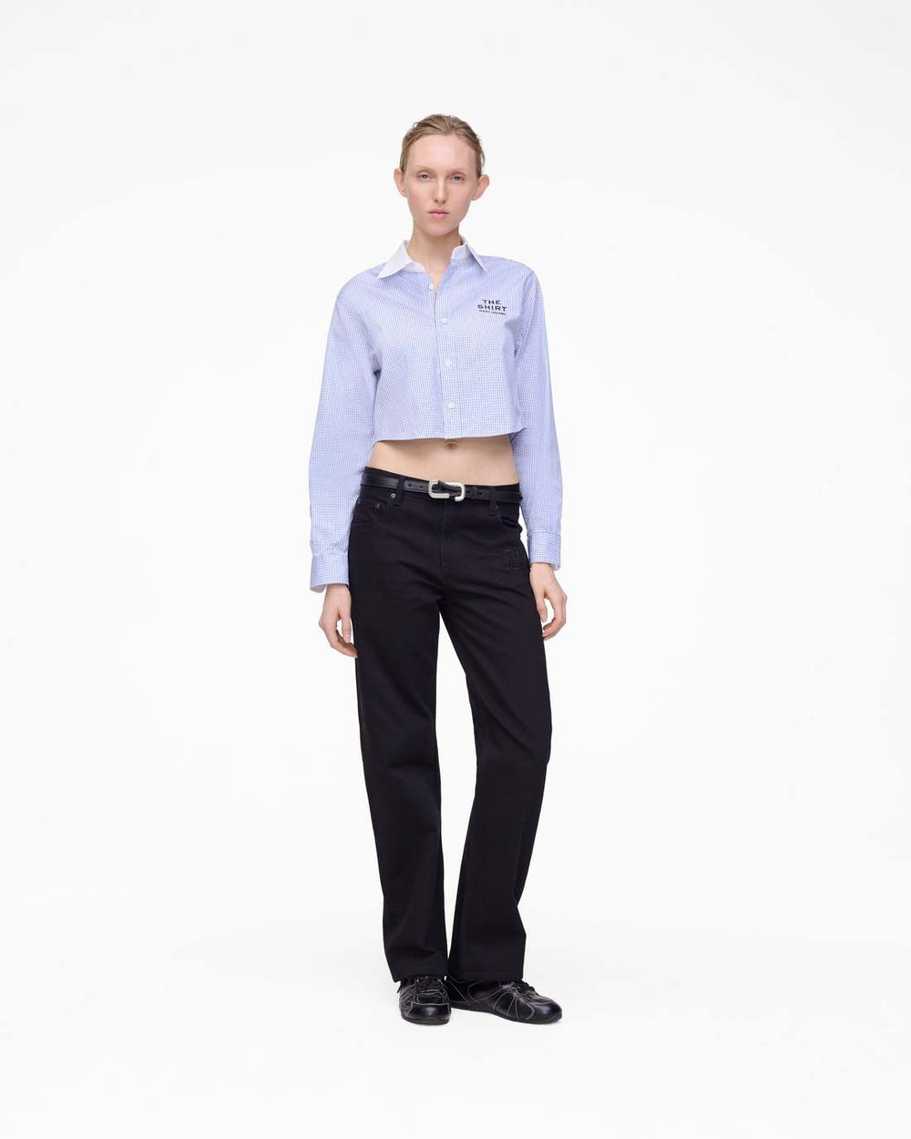 The Dual Belt Black/Silver - Marc Jacobs