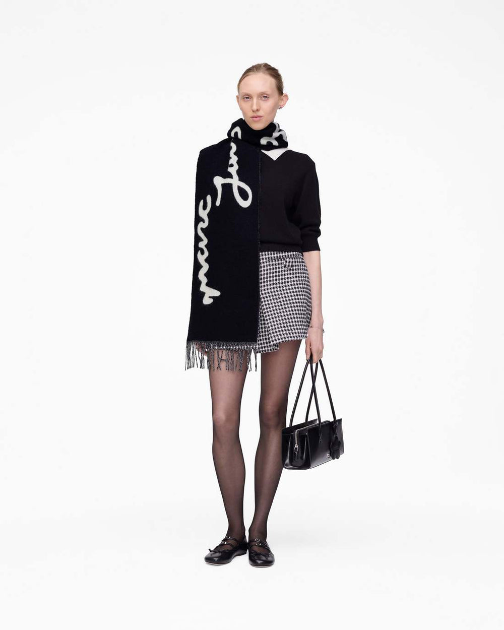 Marc Is Joy Scarf Black - Marc Jacobs