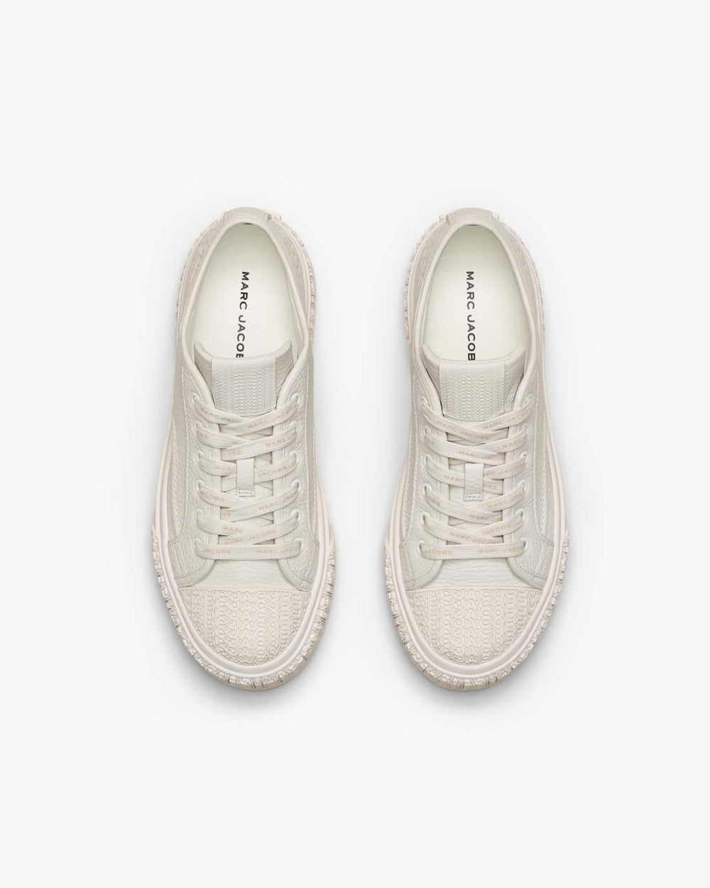 The Leather Sneaker Cotton White - Marc Jacobs