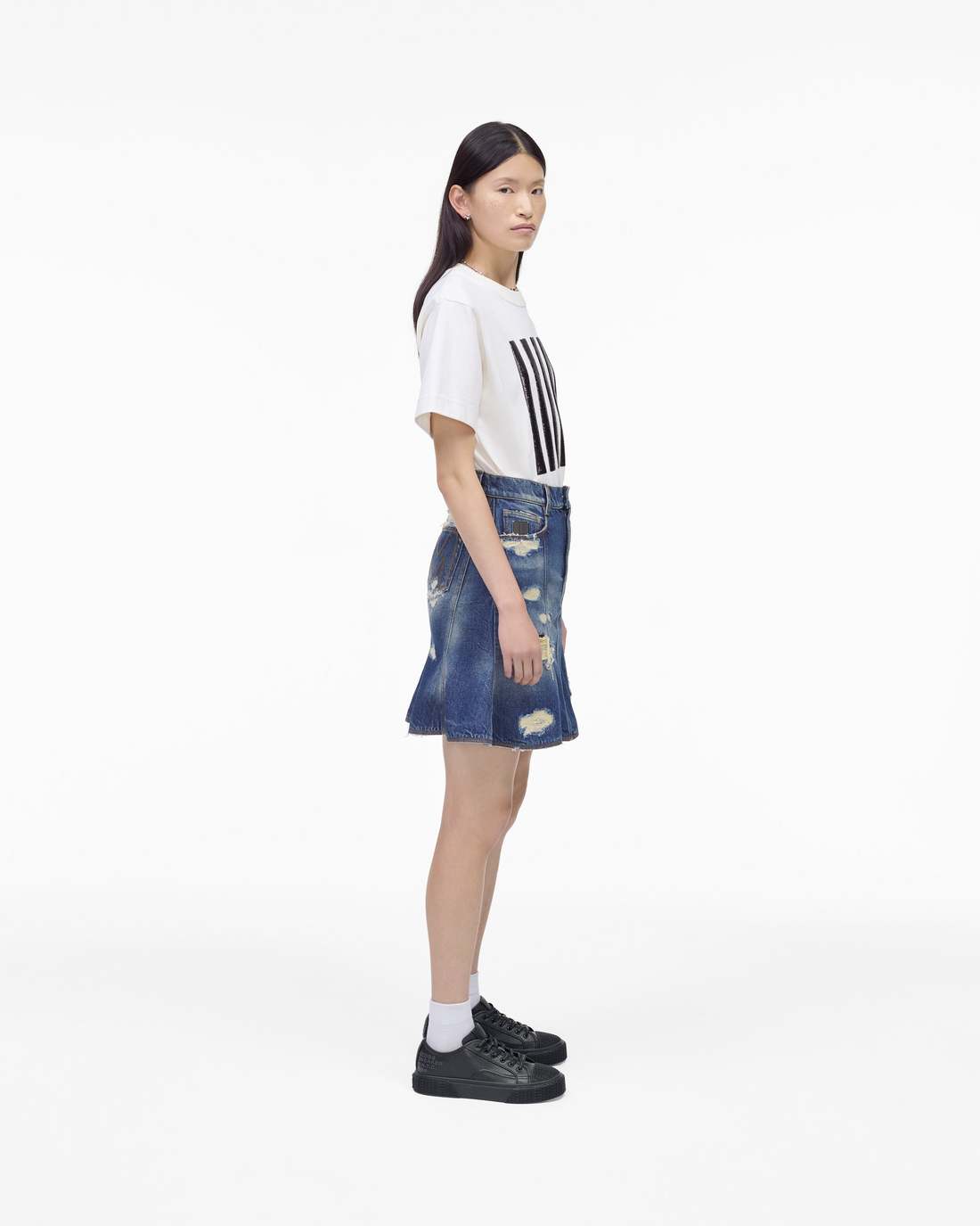 The Leather Sneaker Black - Marc Jacobs