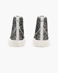 The Sequin High Top Sneaker Silver - Marc Jacobs