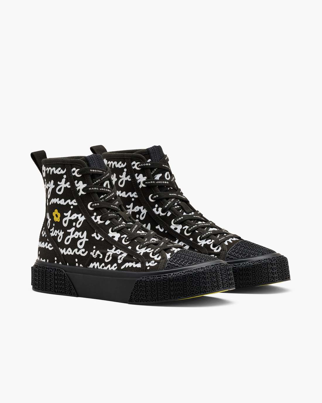 The Marc Is Joy Canvas Sneaker Black Multi - Marc Jacobs
