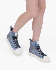 The Trinket Charm High Top Sneaker Medium Wash Multi - Marc Jacobs