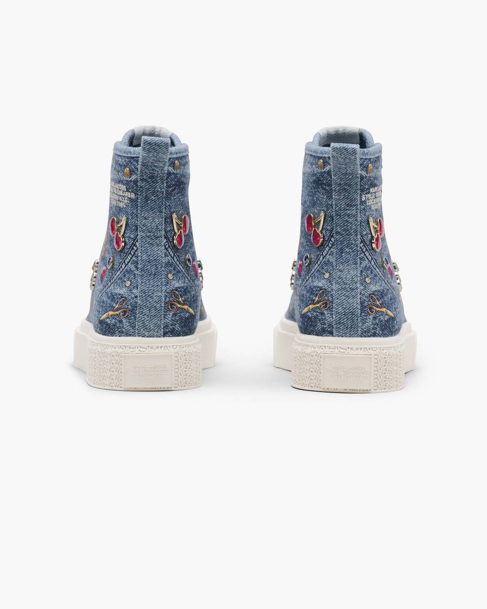 The Trinket Charm High Top Sneaker Medium Wash Multi - Marc Jacobs