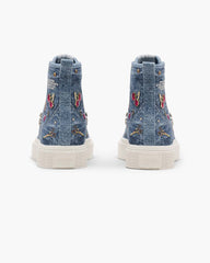The Trinket Charm High Top Sneaker Medium Wash Multi - Marc Jacobs