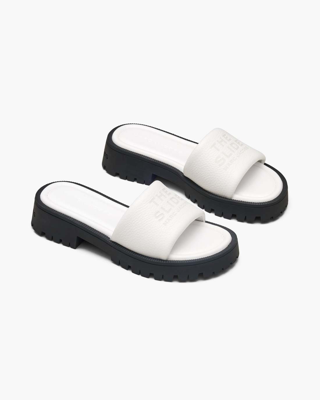 The Lug Sole Slide Bright White - Marc Jacobs