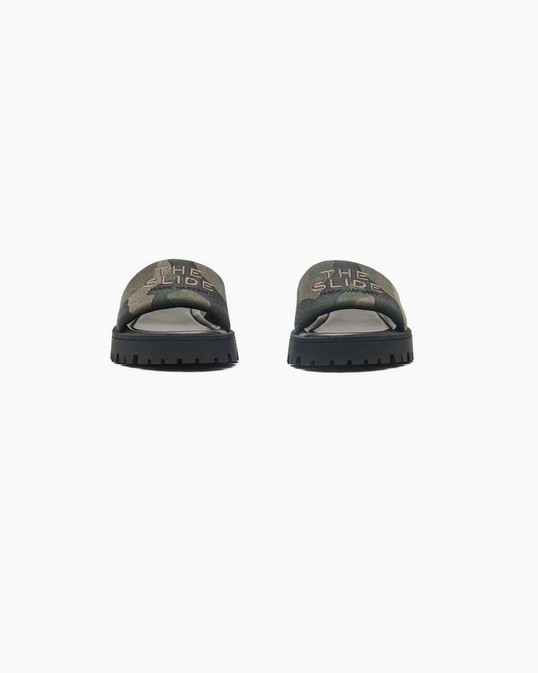 The Camo Jacquard Lug Sole Slide Camo Multi - Marc Jacobs