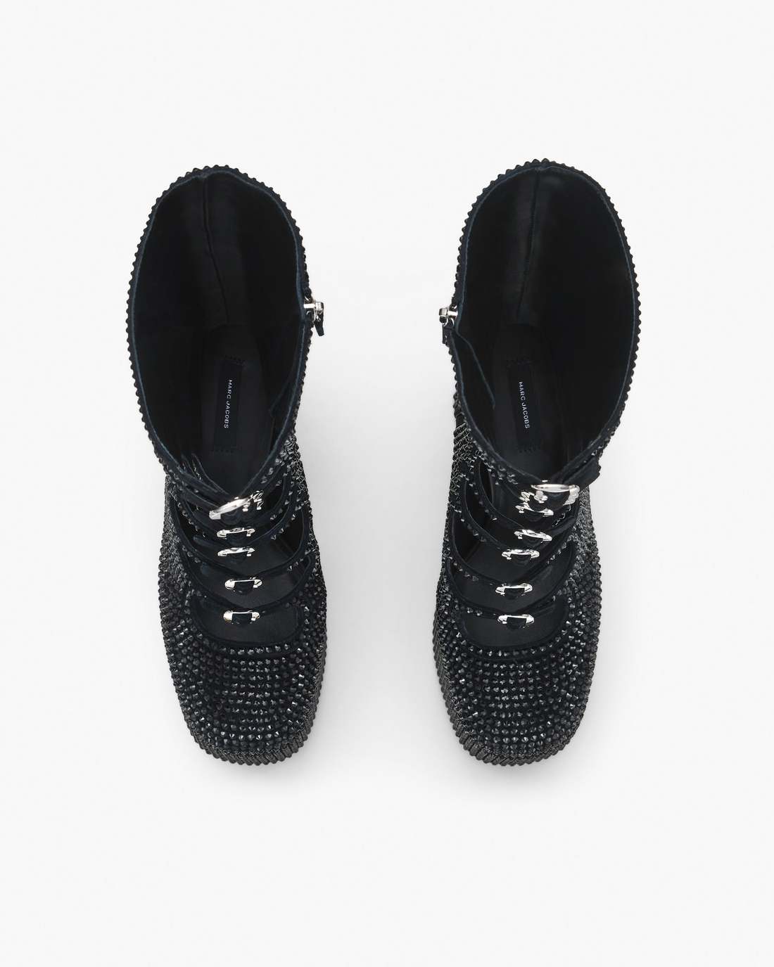 The Rhinestone Kiki Knee-High Boot Black/Black - Marc Jacobs
