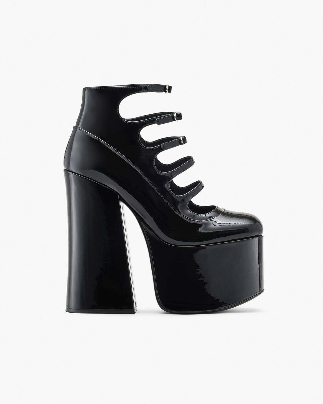 The Patent Leather Kiki Ankle Boot Black - Marc Jacobs