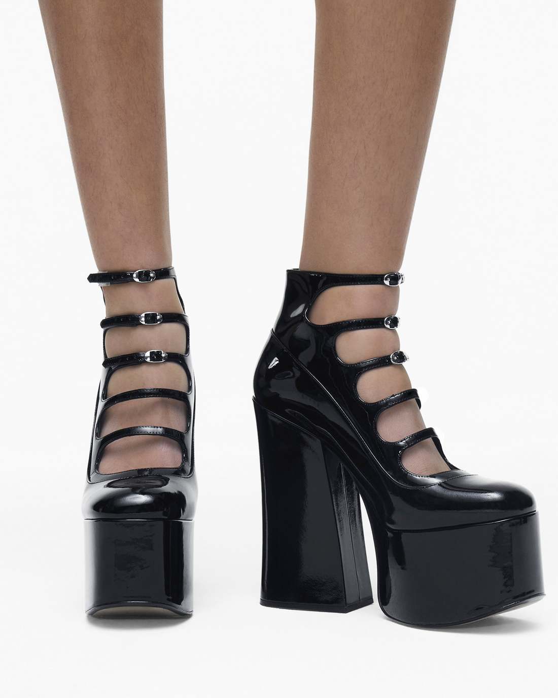 The Patent Leather Kiki Ankle Boot Black - Marc Jacobs