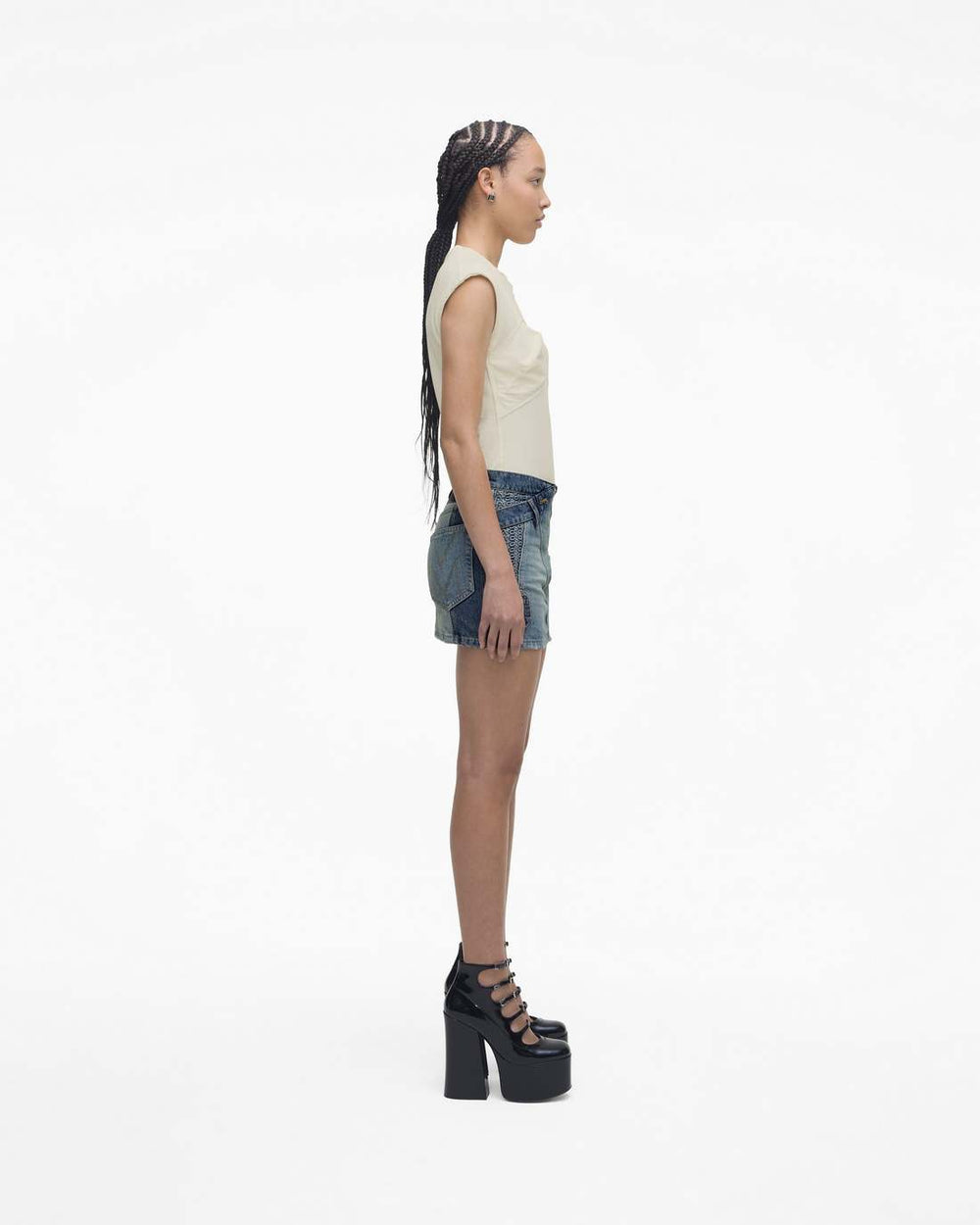 The Patent Leather Kiki Ankle Boot Black - Marc Jacobs
