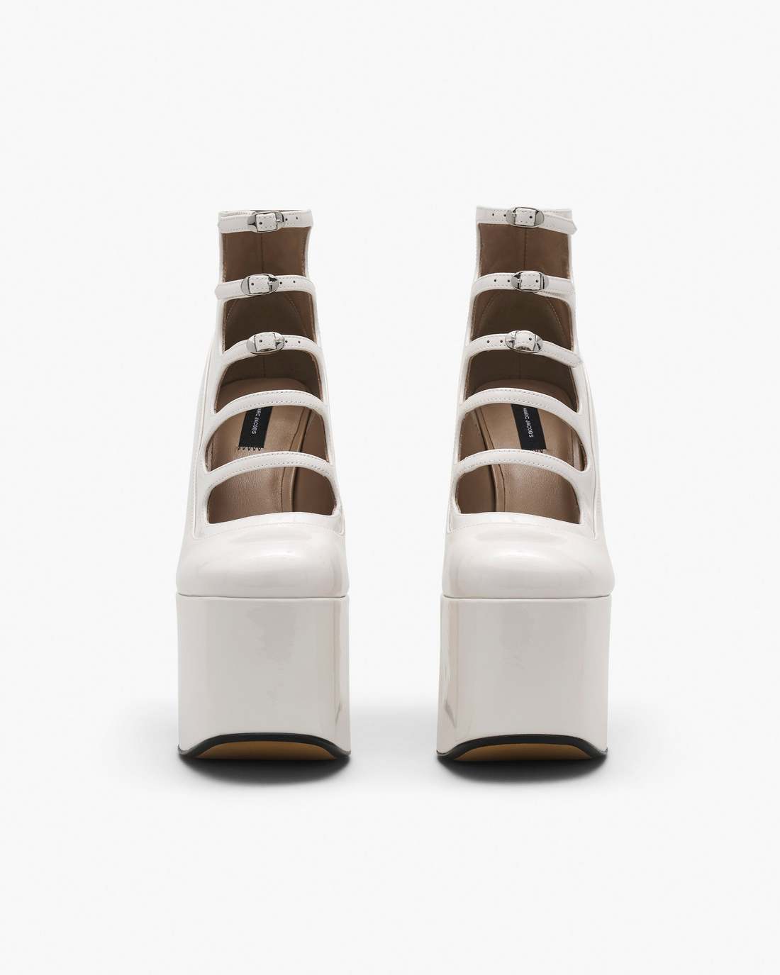 The Patent Leather Kiki Ankle Boot White - Marc Jacobs