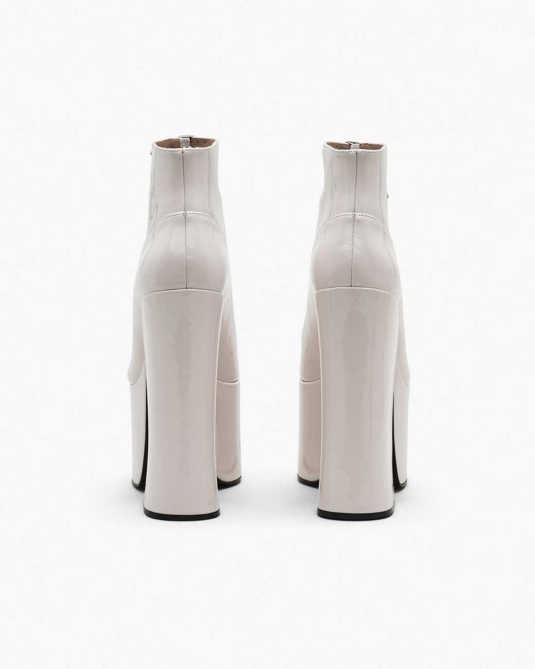 The Patent Leather Kiki Ankle Boot White - Marc Jacobs