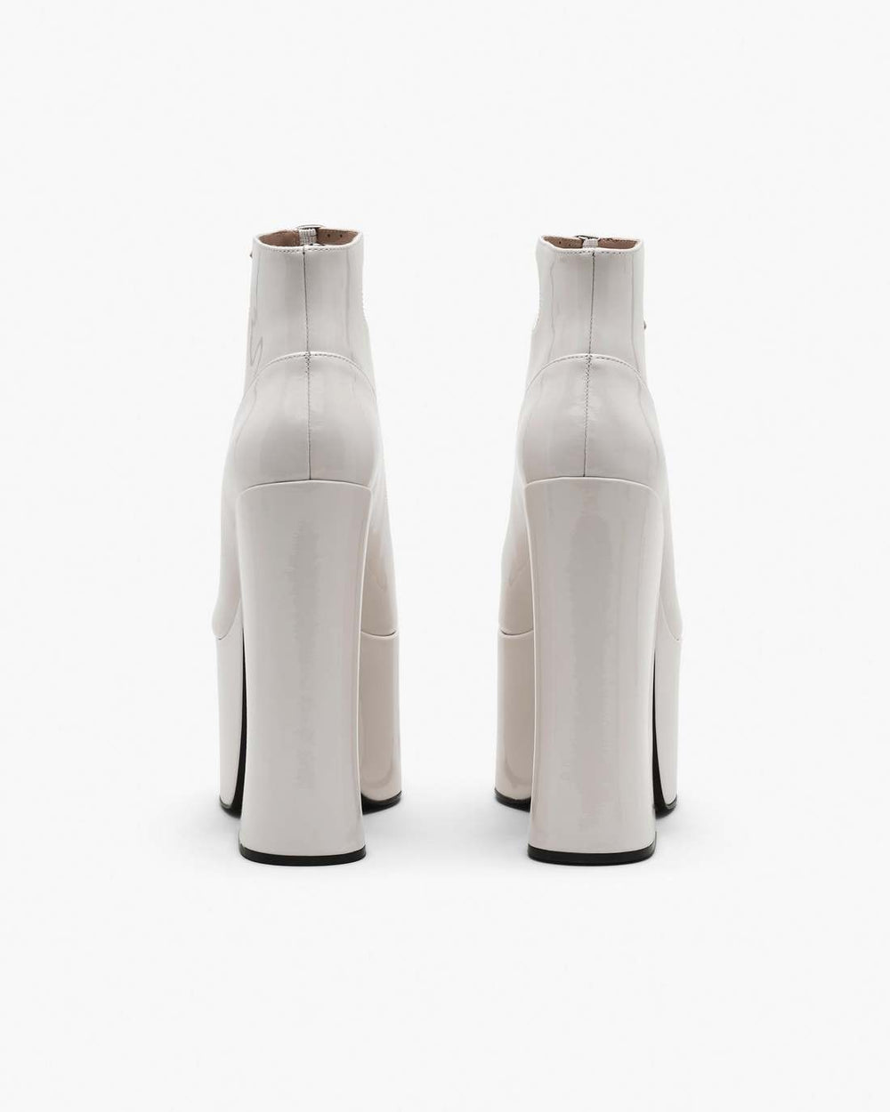 The Patent Leather Kiki Ankle Boot White - Marc Jacobs