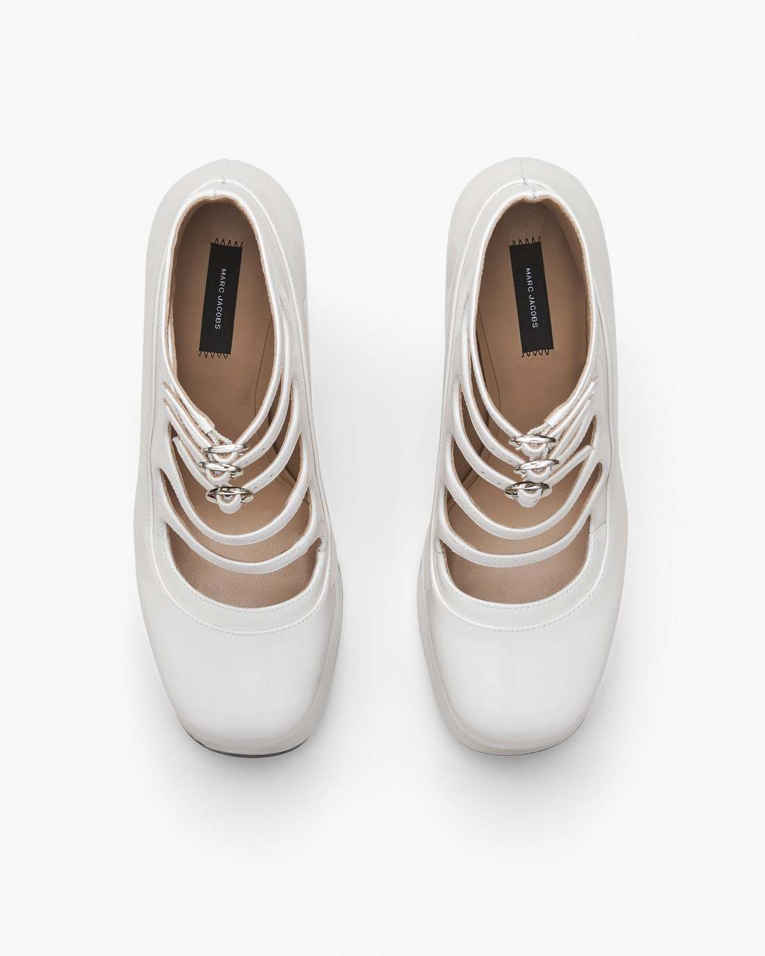 The Patent Leather Kiki Ankle Boot White - Marc Jacobs