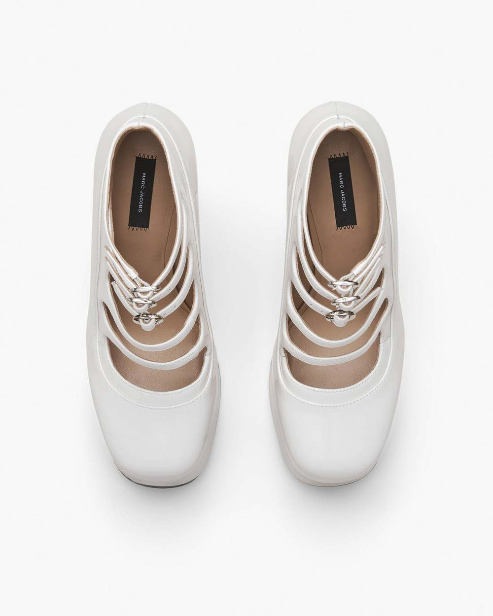The Patent Leather Kiki Ankle Boot White - Marc Jacobs
