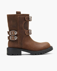 The Kiki Moto  Boot Tobacco - Marc Jacobs