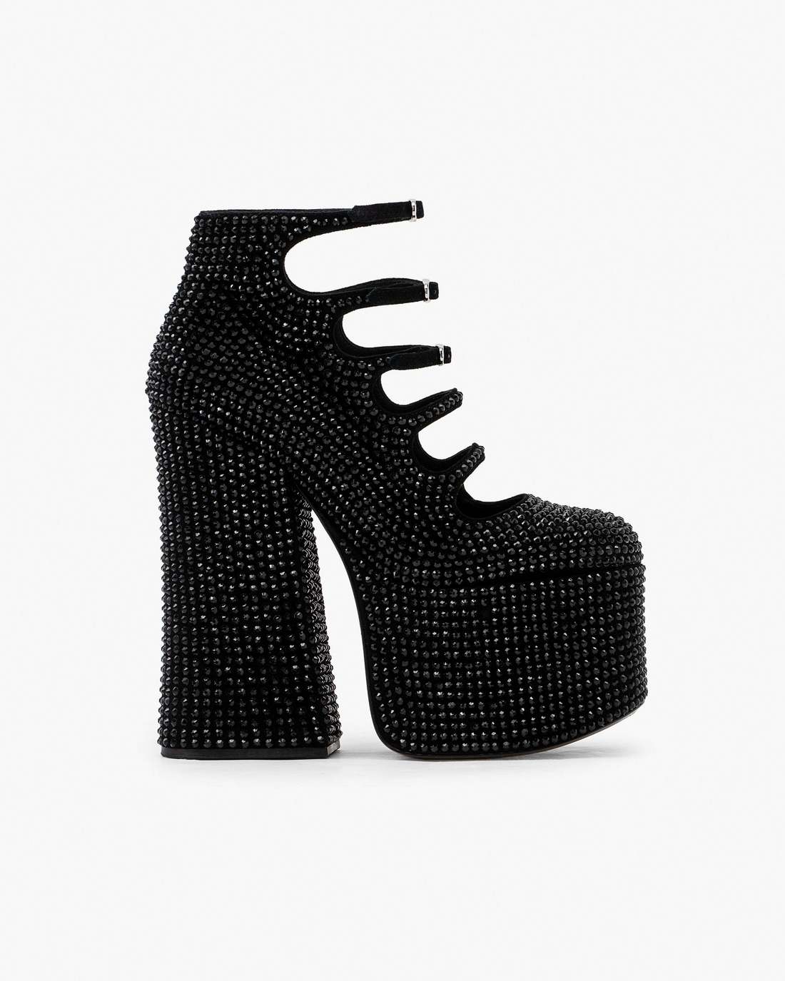 The Rhinestone Kiki Ankle Boot Black/Black - Marc Jacobs