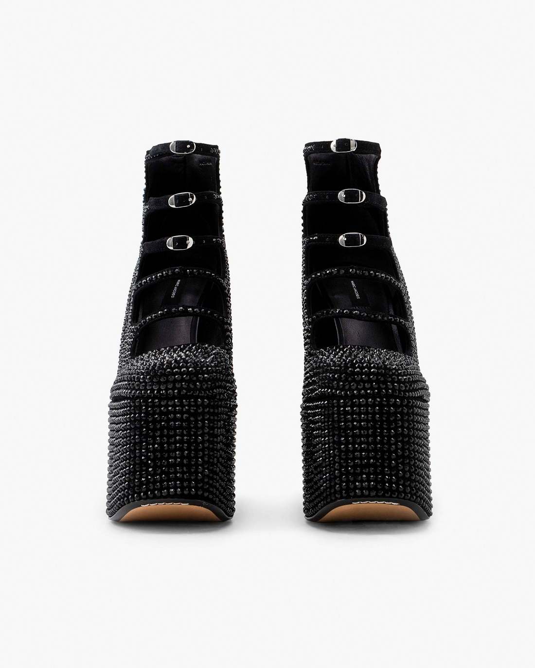The Rhinestone Kiki Ankle Boot Black/Black - Marc Jacobs