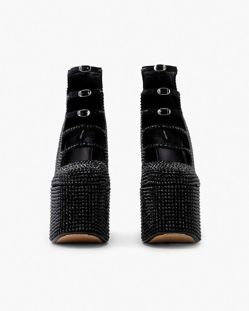 The Rhinestone Kiki Ankle Boot Black/Black - Marc Jacobs